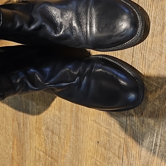 Dune 2 tone leather knee high boots - Picture 5 of 7